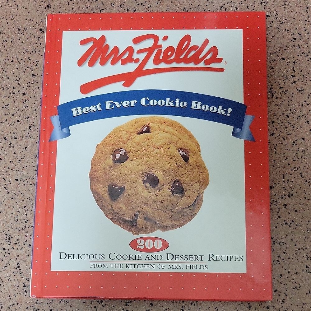 Mrs. Fields Best Ever Cookie Book - Red & White Cover
